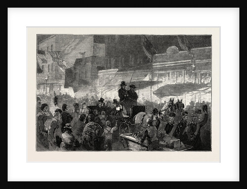 Lord Shaftesbury Going to Open the Costers' Hall, Hoxton, 1875 by Anonymous