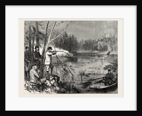 The Prince Prince of Wales Killing His First Elk at Skepsta, Sweden by Anonymous