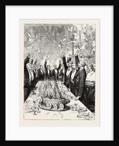 The Prince of Wales in Sweden: Drinking the Prince's Health with Flying Topsails, at the Royal Swedish Yacht Club Dinner, Stockholm by Anonymous