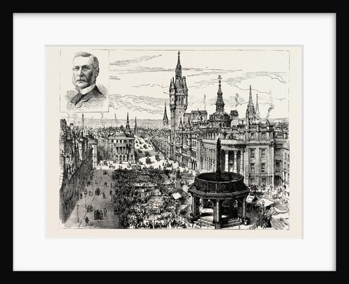 Aberdeen, Castle Street and the Municipal Buildings, Looking Down Union Street by Anonymous