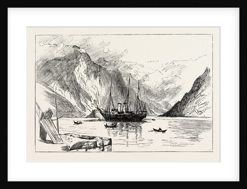 The Visit of the Prince of Wales to Norway: The Osborne at Anchor at Odde by Anonymous
