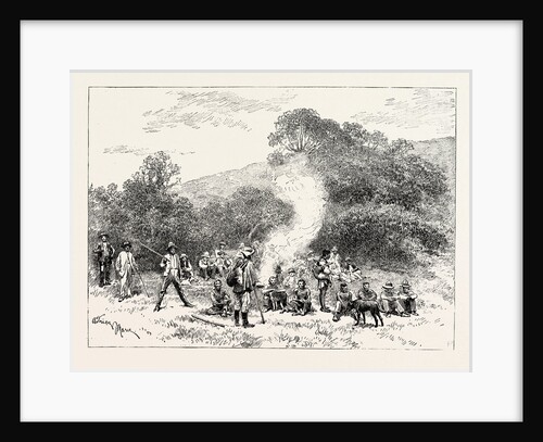 A Buck-Hunting Excursion in South Africa: A Group of Beaters by Anonymous