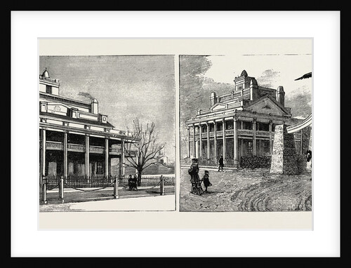 Salt Lake City, Utah, USA: The Beehive, the Late Brigham Young's Residence; Eagle Gate by Anonymous