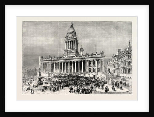 Leeds, the Town Hall, Exterior by Anonymous
