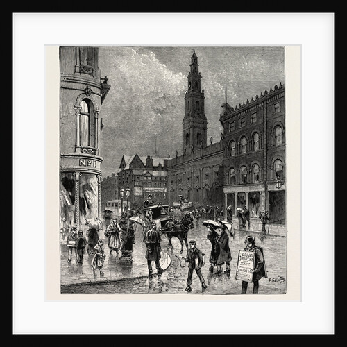 Leeds, Corner of Briggate and Boar Lane by Anonymous