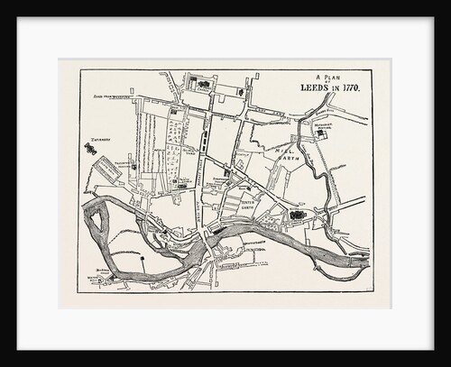A Plan of Leeds in 1770 by Anonymous