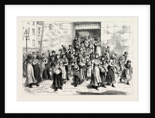 Leeds: Messrs. Marshall's Flax Mill: Factory Hands Leaving for Dinner by Anonymous