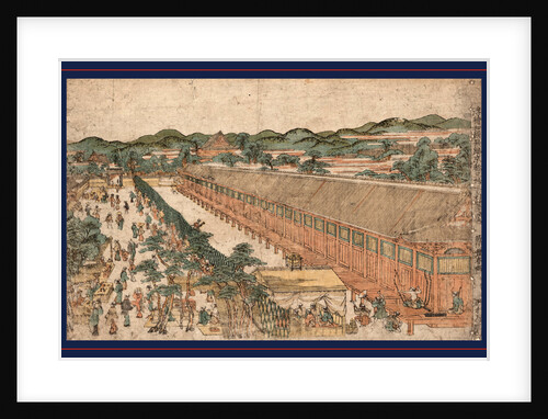Kyoto Sanjusangendo No Zu, View of Sanjusangendo in Kyoto by Anonymous