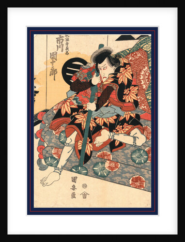 Shichidaime Ichikawa Danjuro No Shimizu No Kanja Yoshitaka, Ichikawa Danjuro VII As Shimizu Yoshitaka by Anonymous