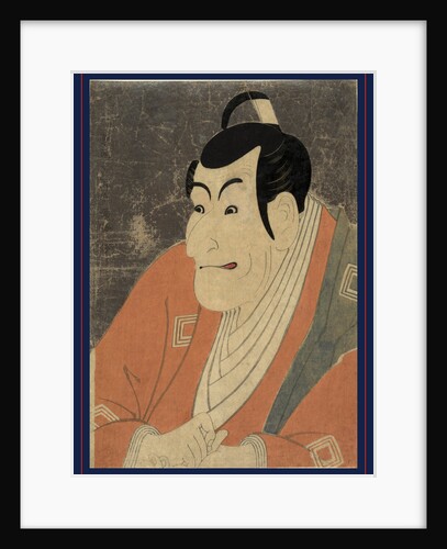 Ichikawa ebizo no takemura sadanoshin, Ichikawa Ebizo as Takemura Sadanoshin by Toshusai Sharaku