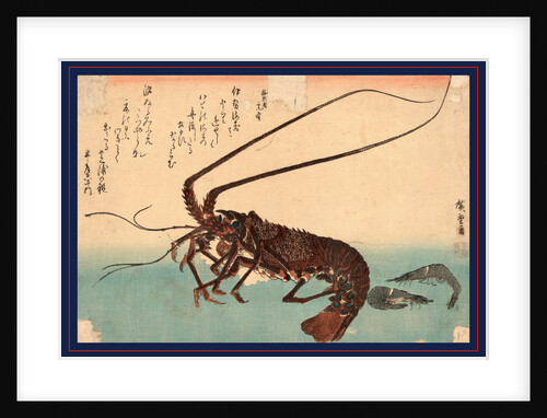 Ise Ebi to Shiba Ebi, Shrimp and Lobster by Anonymous