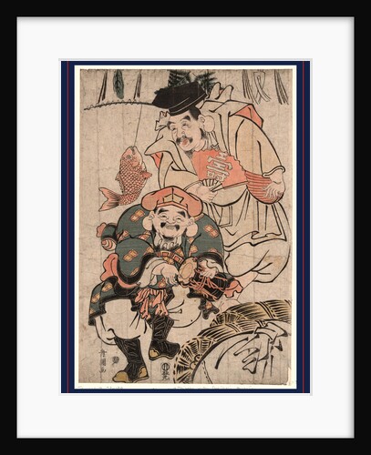Ebisu Daikoku No Manzai, Ebisu and Daikaku Celebrating by Anonymous