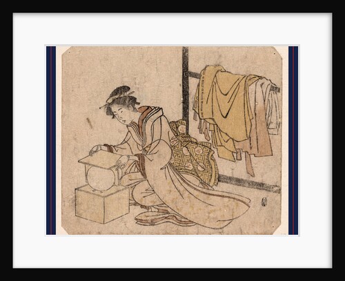 Mari O Dasu Musume, Young Lady Removing a Kemari (Ball) from Its Box by Anonymous