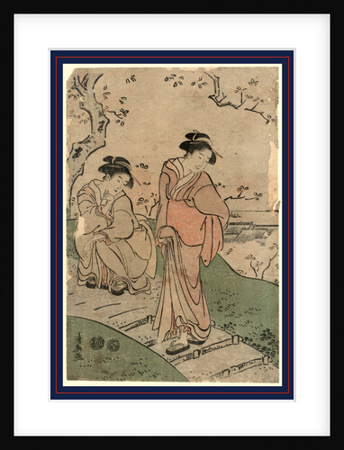 Hanami, Cherry blossom viewing by Torii Kiyonaga