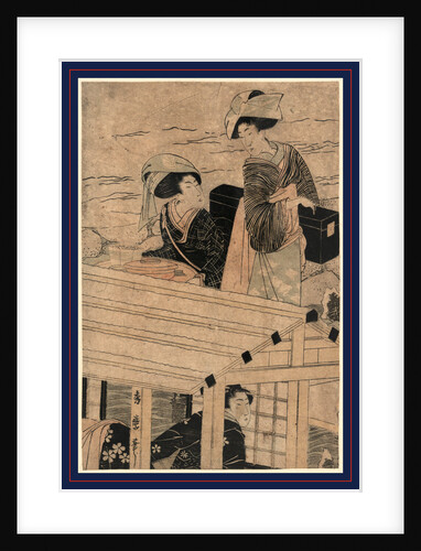 Three Women on a Houseboat by Anonymous