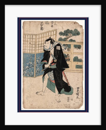 Seki Sanjuro, an Actor by Anonymous