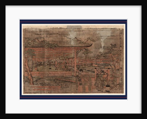 Long Hall Receding Into the Background for a Perspective View by Anonymous