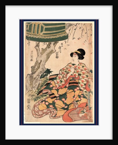 Ichikawa Dannosuke no Tsunajo, The actor Ichikawa Dannosuke in the role of Tsunajo by Utagawa Toyokuni