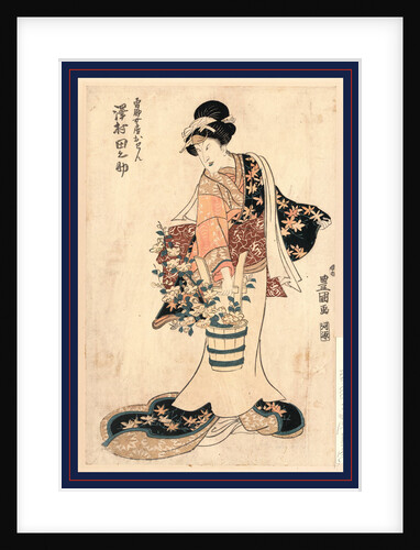 Sawamura Tanosuke, an Actor, in the Role of Osen by Anonymous