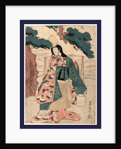 Segawa Roko no Matsukaze, The actor Segawa Roko in the role of Matsukaze by Utagawa Toyokuni