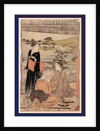 Three Women Amusing Themselves Shooting Arrows by Anonymous