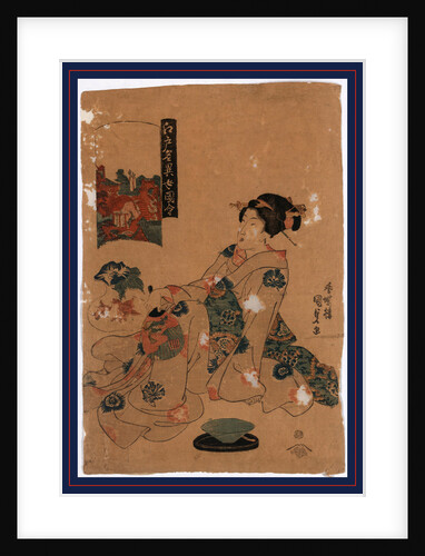 Kameido tenji by Utagawa Toyokuni