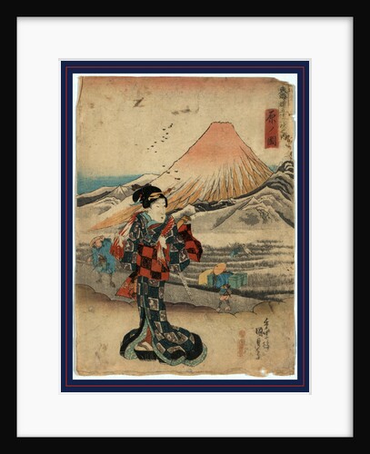 Hara no zu, View of Hara by Utagawa Toyokuni