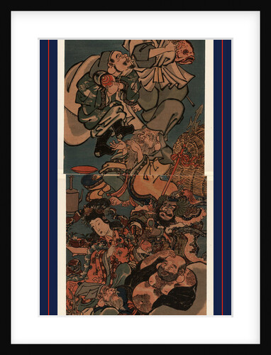 Shichifukujin, The seven gods of good luck by Utagawa Toyokuni