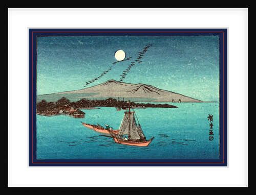 Fukeiga, from an earlier print by Ando Hiroshige