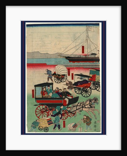 Various Forms of Human- and Animal-Drawn Carts and Carriages by Anonymous