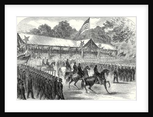 The American Civil War: Grand Review of the Army of the Potomac Before President Johnson at Washington 17 June 1865 by Anonymous