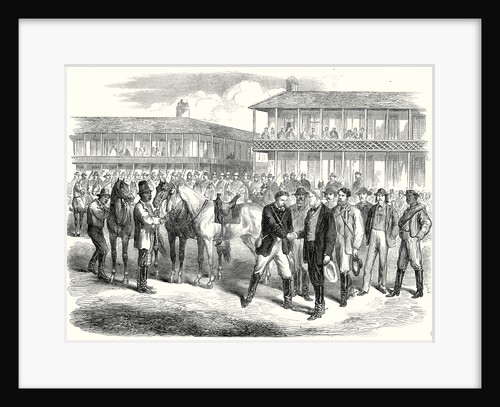 End of the American Civil War the Last Days of the Confederate Government Mr. Jefferson Davis Bidding Farewell to His Escort Two Days Before His Capture 22 July 1865 by Anonymous