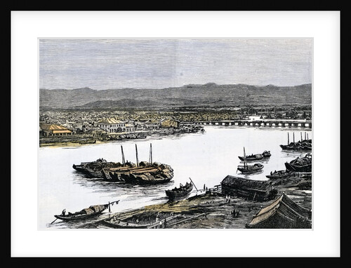 View of Fuzhou in 1884. China in the 19th Century. by Anonymous