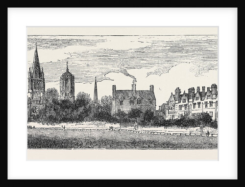 Oxford: Christ Church and Merton from Christ Church Meadow by Anonymous