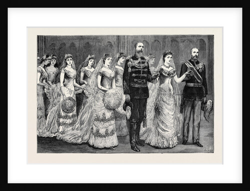 The Wedding Procession in St. George's Chapel: The Fourth Procession, the Bride and Her Supporters by Anonymous