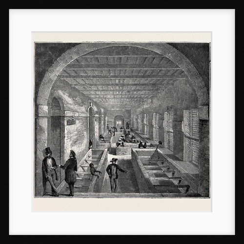 The Indo-Chinese Opium Trade, at an Opium Factory at Patna: The Mixing Room by Anonymous