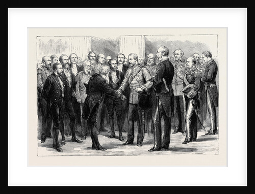 The Mayors and Provosts of the United Kingdom at the Mansion House, after the Banquet: Leavetaking of the Prince of Wales by Anonymous