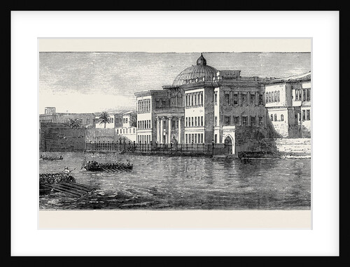 The Crisis in Egypt: The Ras-El-Tin Palace at Alexandria, Where the Khedive and Dervish Pasha Are Now Residing by Anonymous