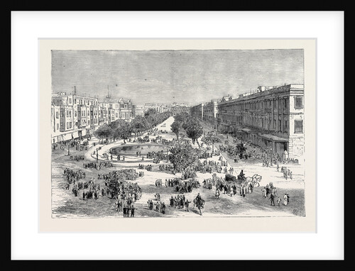 The Crisis in Egypt: The Great Square, Alexandria, Scene of the Recent Rising against the European Inhabitants by Anonymous