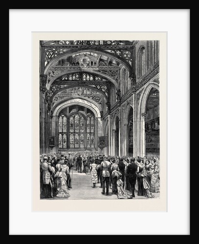 The Municipal Ball at the Guildhall, Reception of the Guests in the Library by Anonymous