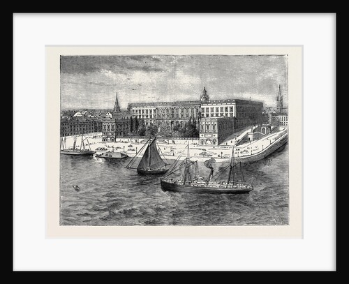 The Royal Silver Wedding at Stockholm, Views of the City: The Royal Palace by Anonymous