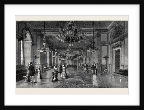 The Royal Silver Wedding at Stockholm: The White Sea Saloon in the Royal Palace by Anonymous