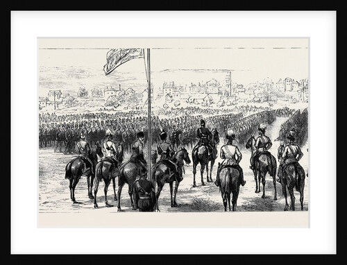 The Royal Visit to Great Yarmouth: The Prince of Wales Reviewing the Norfolk Artillery Militia by Anonymous