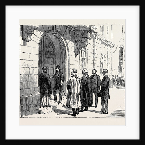The Royal Visit to Great Yarmouth: The Prince of Wales Unlocking the Door of the New Municipal Buildings by Anonymous