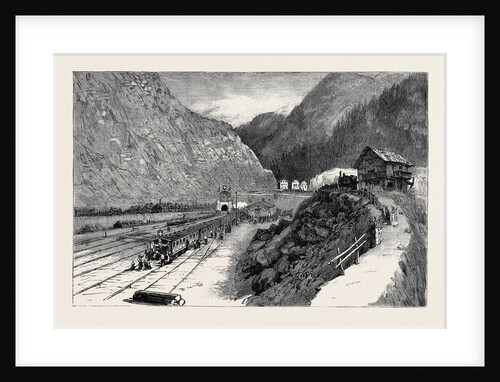 Opening of the Gothard Tunnel: Entrance to the Great Tunnel at Goeschenen by Anonymous