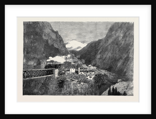 Opening of the Gothard Tunnel: Arrival of the First Train at Goeschenen by Anonymous