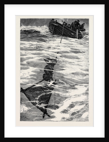 The Loss of the Jeannette, Lieutenant Danenhower's Boat Riding Out the Gale, September 12, 1881, with an Improvised Sea Anchor by Anonymous