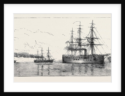 The Crisis in Egypt: The Anglo-French Squadron Proceeding in Company from Suda Bay to Alexandria by Anonymous