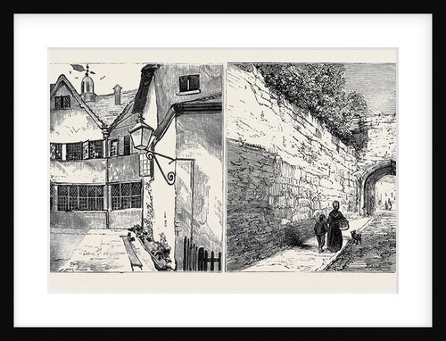 Leicester: The Old Town Hall, the Castle Yard by Anonymous