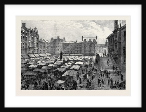 Leicester: Market Place, Saturday Afternoon by Anonymous